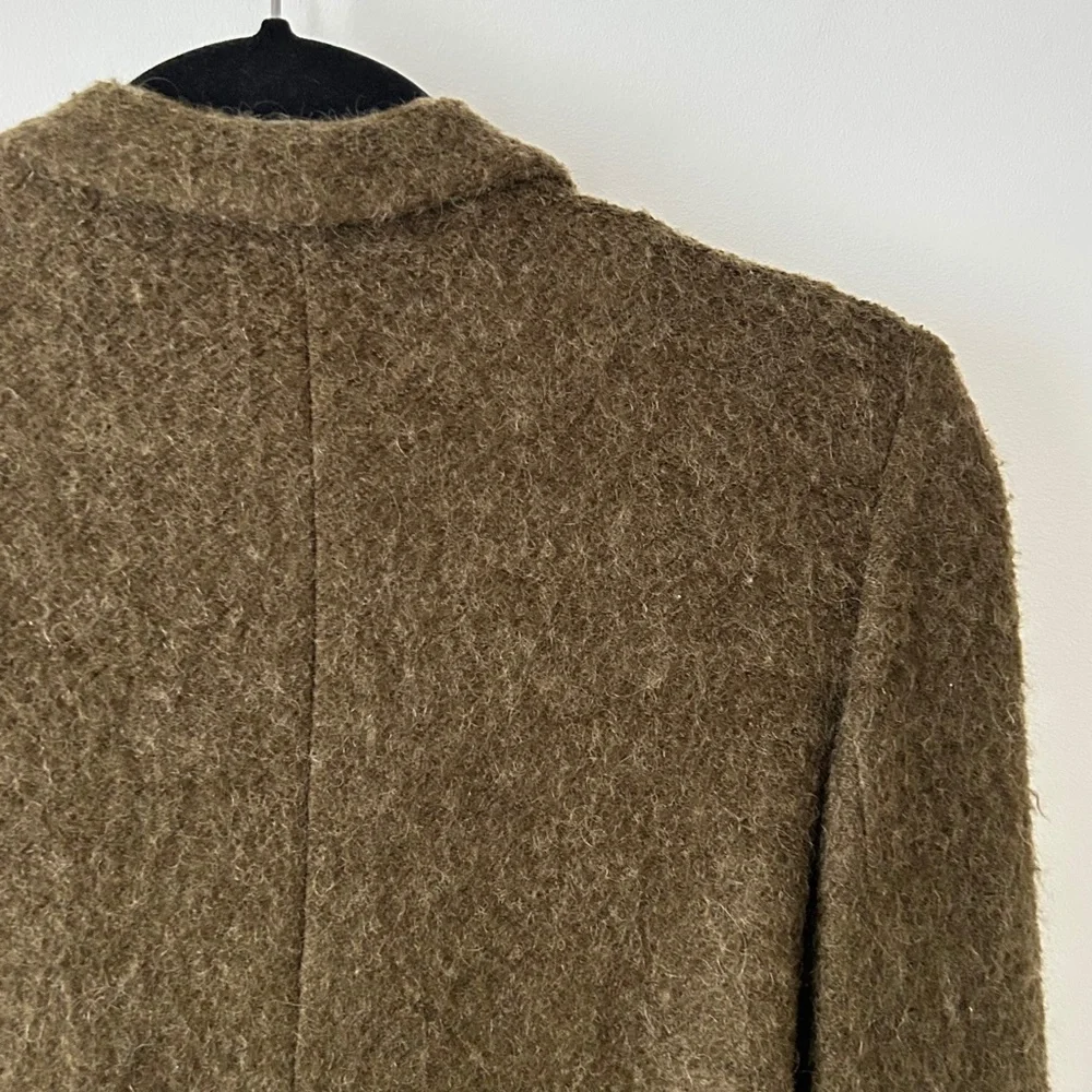 Claudie Pierlot Olive Green Mohair Jacket